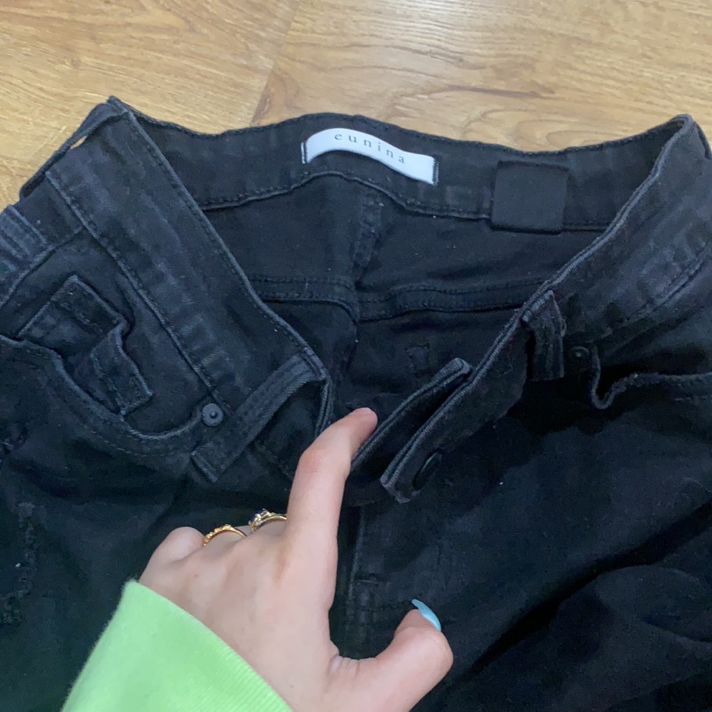 Black Ripped Jeans - Picture 2 of 2